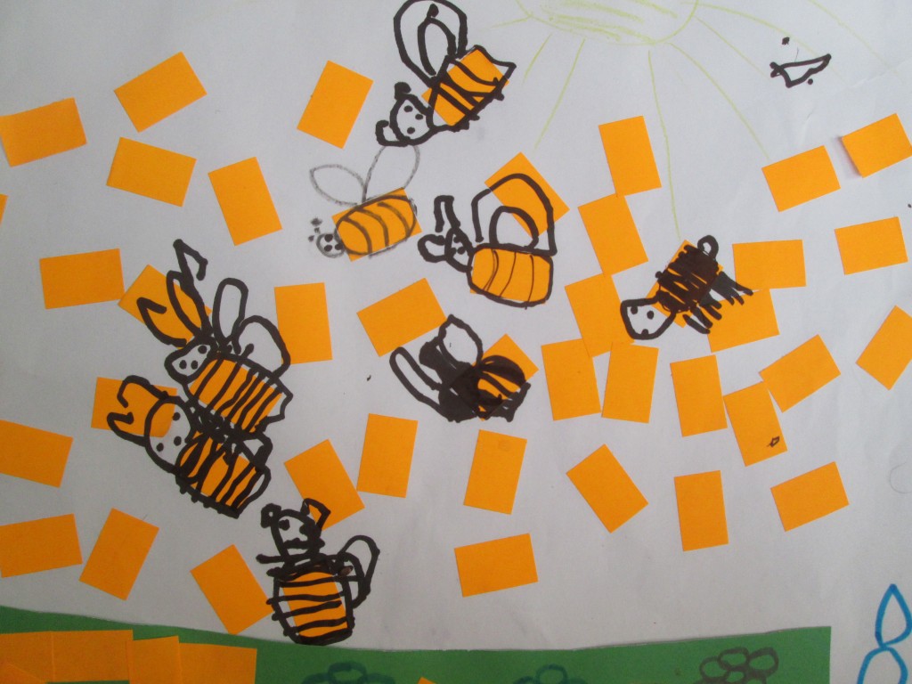 To jest praca Milo, ale jedną z pszczół narysowałam ja, zgadnij którą?